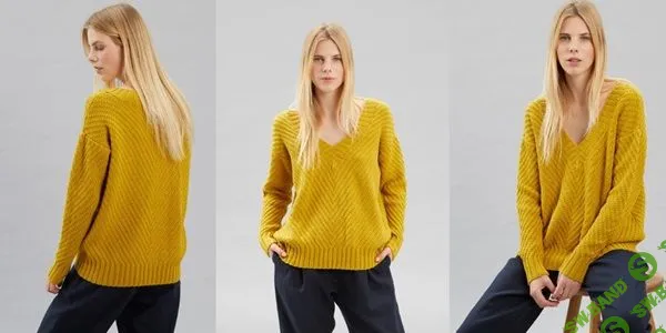 [Вязание] Пуловер текстурным узором Lizzy [Вяжи.ру] [Дебби Блисс]