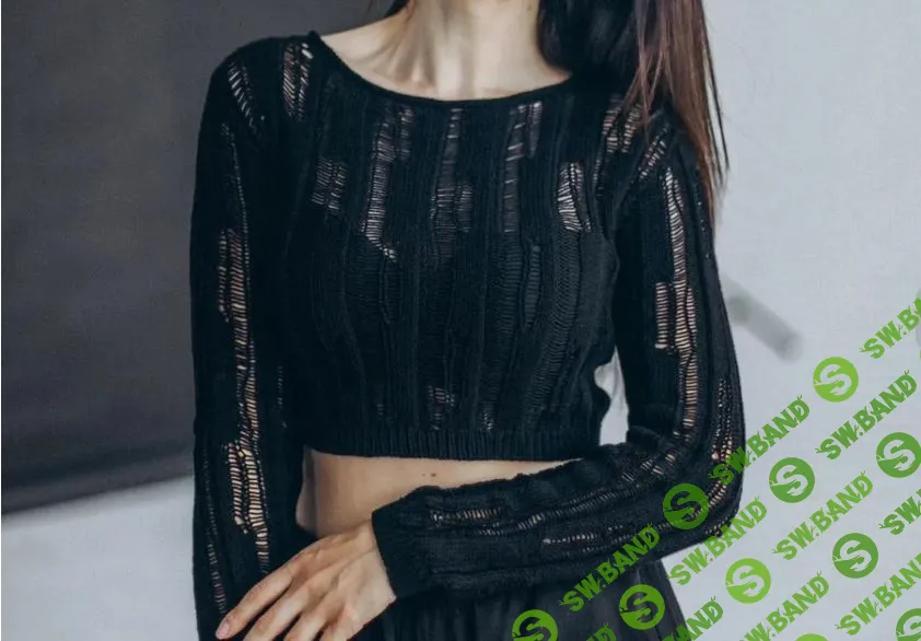 [Вязание] Рвана_кофточка [la.na.knit] [Лариса Попович]