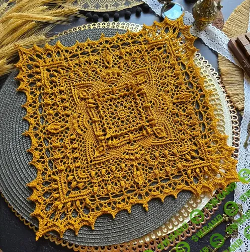 [Вязание] Салфетка «Алексис» [lenamasterica] [Елена Божкова]