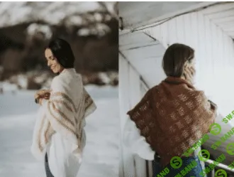 [Вязание] Шаль полосками It brings you peace [Вяжи.ру]