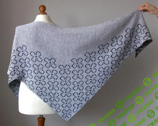 [Вязание] Шаль с цветами Among flowers [Вяжи.ру] [Renata Witkowska]