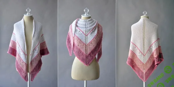 [Вязание] Шаль сердечками Be Mine [Вяжи.ру]