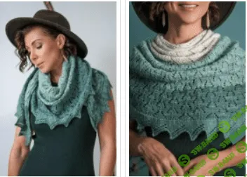 [Вязание] Шаль спицами Dichondra [Вяжи.ру] [Patricia Liefeld]