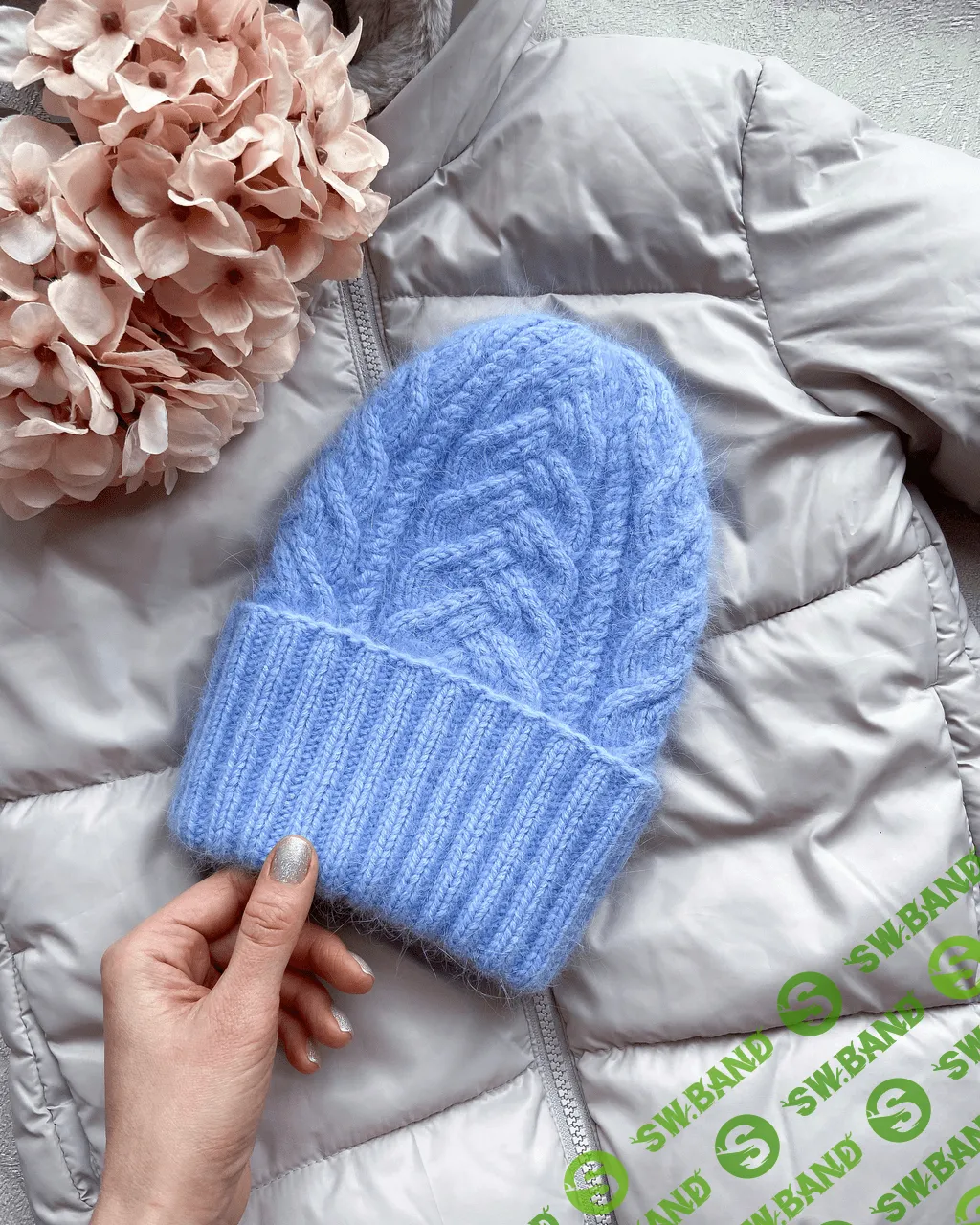 [Вязание] Шапка "Коса" [avgustina_knit] [Юлия Гнатовская]