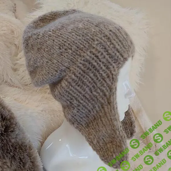 [Вязание] Шапка с ушками вязаная спицами Twelve Drummers Drumming [Вяжи.ру] [Sue Whiting]