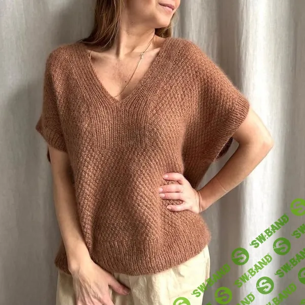 [Вязание] Стильная вязаная безрукавка Fungus [Вяжи.ру] [Refined Knitwear]