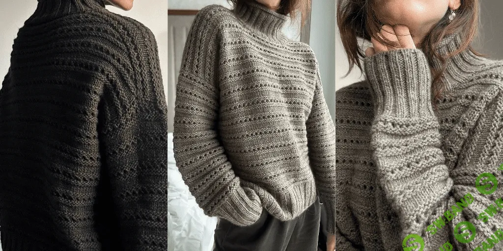 [Вязание] Стильный с японским плечом Sweater No. 27 [My Favourite Things] [vjazhi.ru]