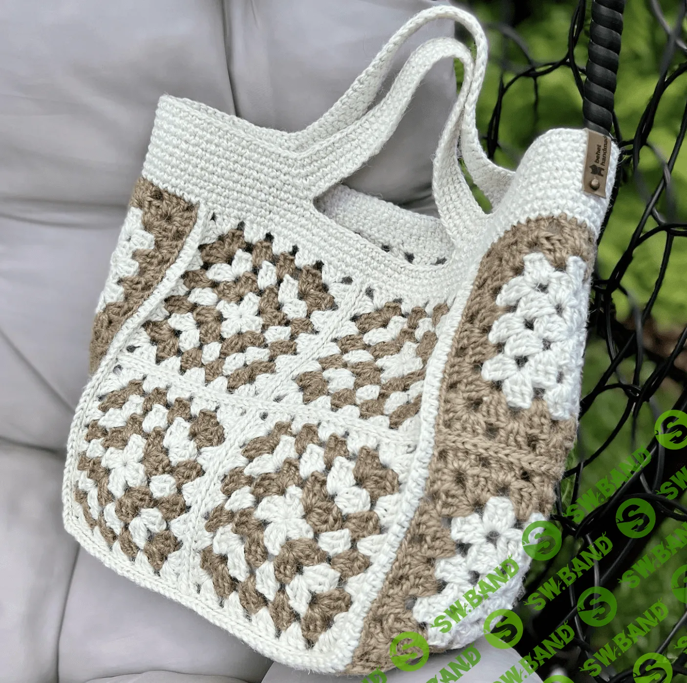 [Вязание] Сумка Kate из джута [behet.handmade] [Диана Бехет]