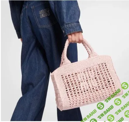 [Вязание] Сумка MIU MIU из рафии. Подробный видео мастер-класс [natalymasters]