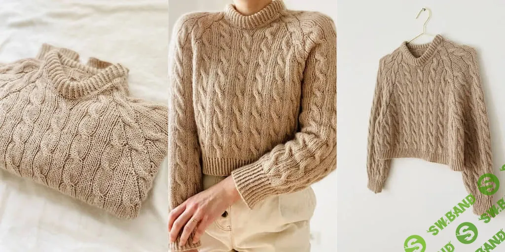 [Вязание] Свитер косами Auguste [Вяжи.ру]