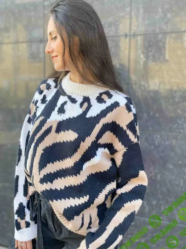 [Вязание] Свитер ЛеоТигроЗебр [Виктория Морозова]