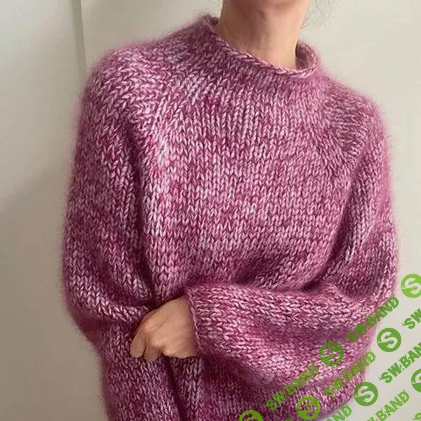 [Вязание] Свитер реглан Peppa вязаный спицами из толстой пряжи [Вяжи.ру] [Tanja Koenigs]