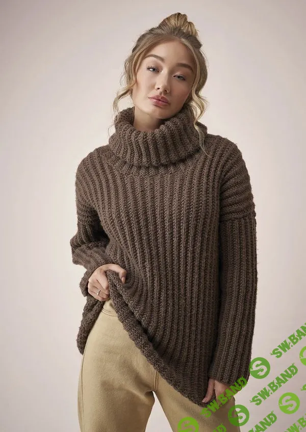 [Вязание] Свитер резинкой Sweater Merino Aria [Вяжи.ру]
