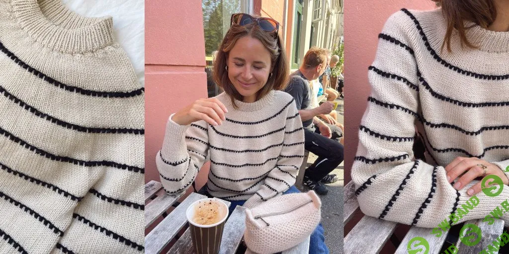 [Вязание] Свитер с круглой кокеткой Festival [Вяжи.ру]