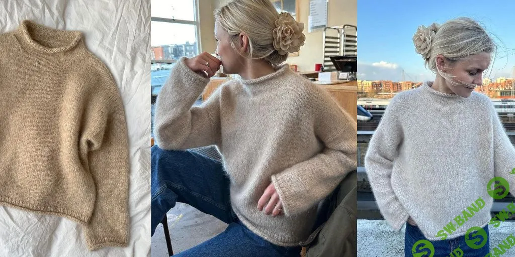 [Вязание] Свитер сверху Cloud [Вяжи.ру] [PetiteKnit]