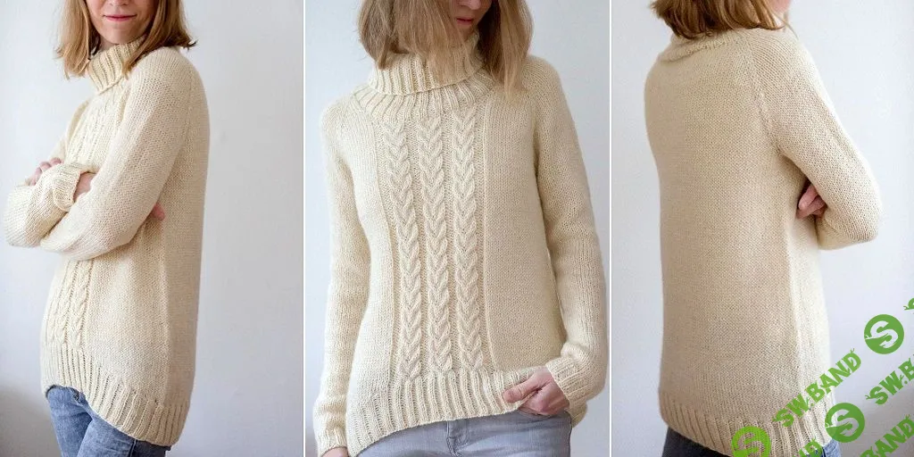 [Вязание] Свитер женский спицами Happy Together [Вяжи.ру] [Суви Симола]