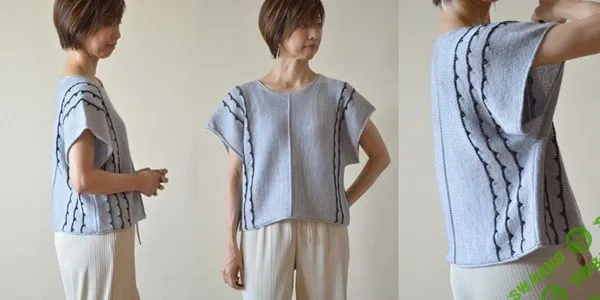 [Вязание] Свободная футболка спицами Toge [Вяжи.ру]