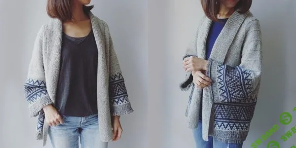 [Вязание] Свободный кардиган бохо Mosaic [Вяжи.ру]