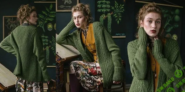 [Вязание] Свободный кардиган Stem [Вяжи.ру] [Элисон Джейн]