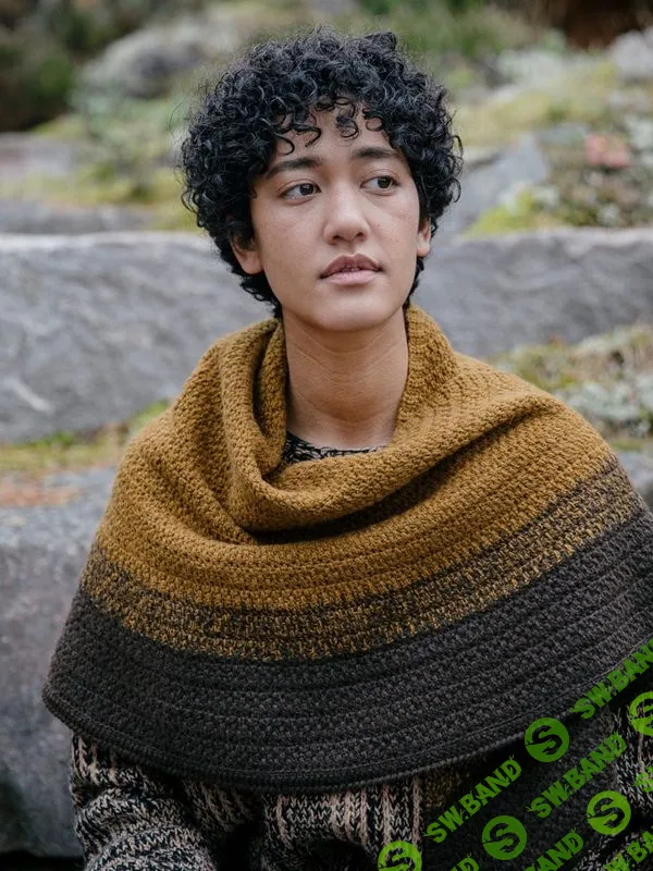 [Вязание] Теплая шаль крючком Barchan [Вяжи.ру] [Susan Chin]