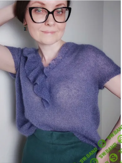 [Вязание] Топ или пуловер Волна [Анна Немтинова]
