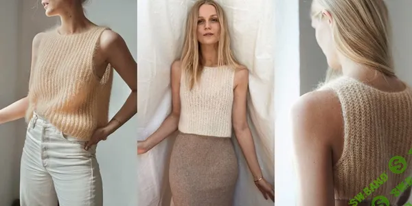 [Вязание] Топ из мохера The Fluffy Crop Top [Вяжи.ру] [Lia Lykke]