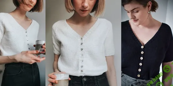 [Вязание] Топ на пуговицах Skagen [Вяжи.ру] [Witre Design]