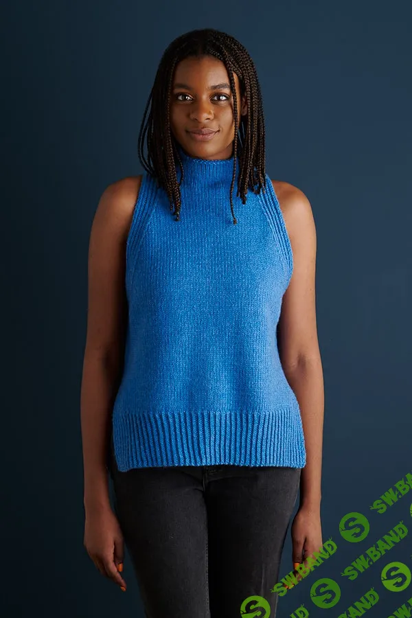 [Вязание] Топ спицами без рукавов Ribline [Вяжи.ру] [Purl Soho]