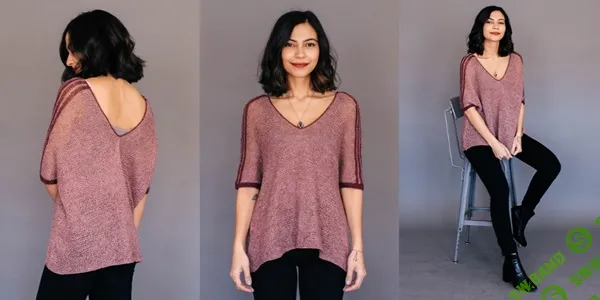 [Вязание] Туника с глубоким вырезом Aisa [Вяжи.ру]