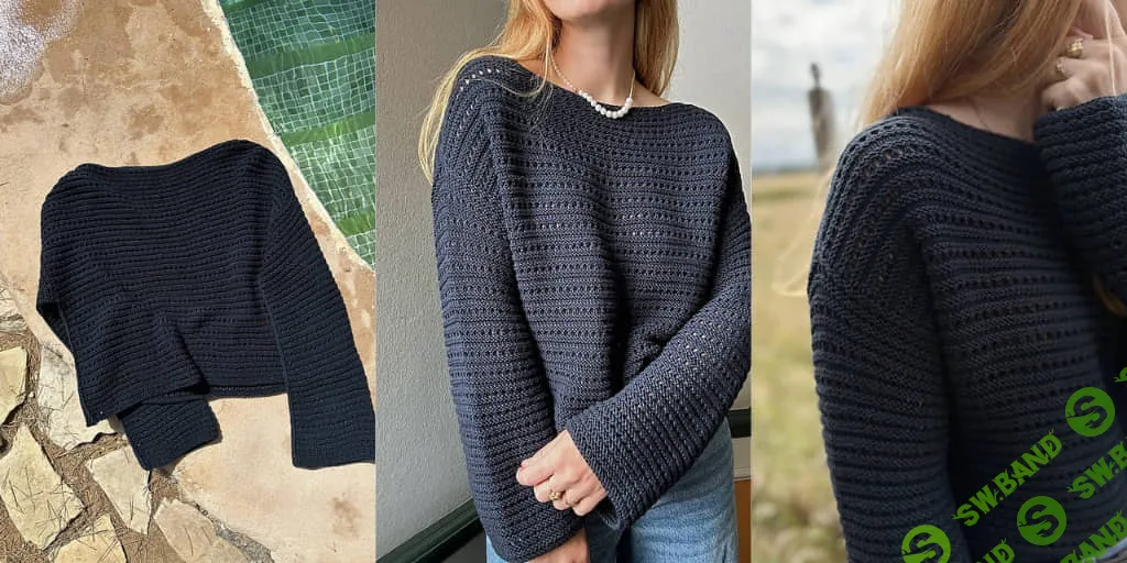 [Вязание] Вязаная блуза Blouse no2 [Вяжи.ру] [Louise Rasmussen]