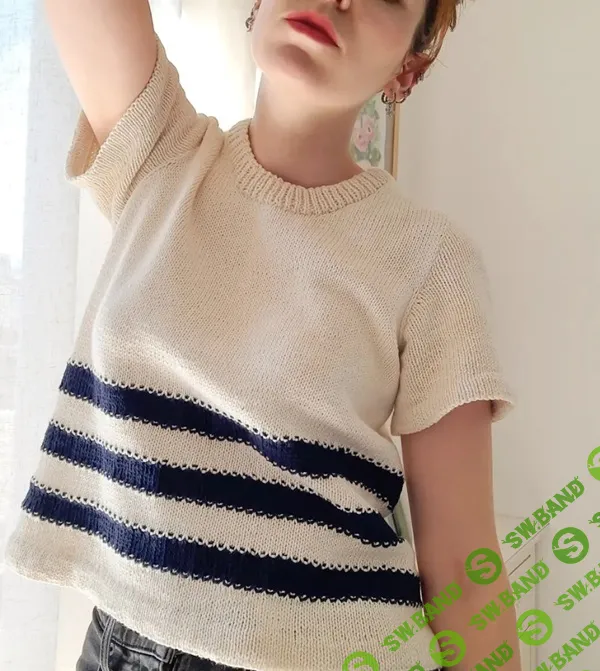 [Вязание] Вязаная футболка Gullane [Вяжи.ру] [Cheryl Mokhtari]