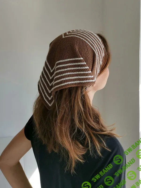 [Вязание] Вязаная спицами косынка I Love Stripes [Вяжи.ру] [Susanne Müller]