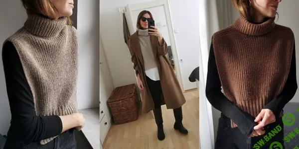 [Вязание] Вязаная спицами манишка Jacques [Вяжи.ру] [Susanne Müller]