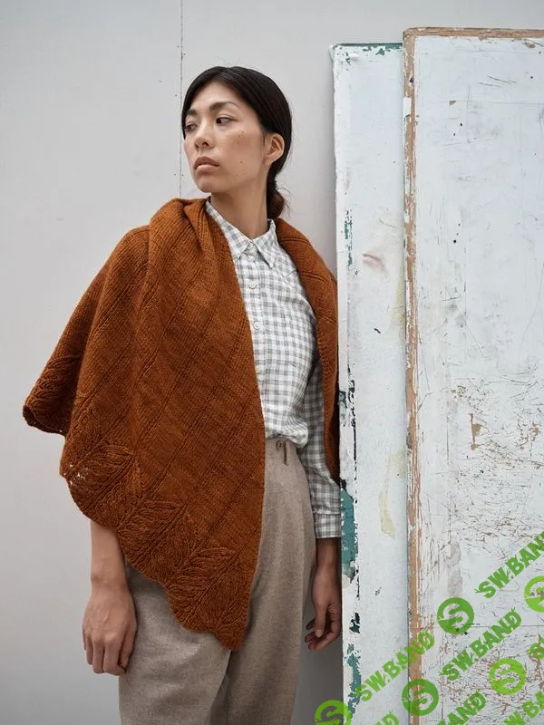 [Вязание] Вязаная спицами шаль Golden Oak [Вяжи.ру] [Agata Mackiewicz]