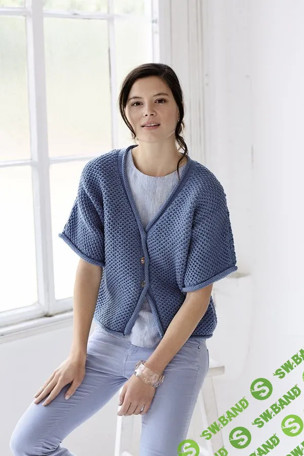 [Вязание] Вязание кардигана кимоно спицами Delia, Rowan 57 [Heather Dixon]