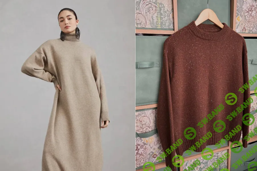 [Вязание] Вязаное платье/джемпер. Совместное вязание [Ольга Хабуева]