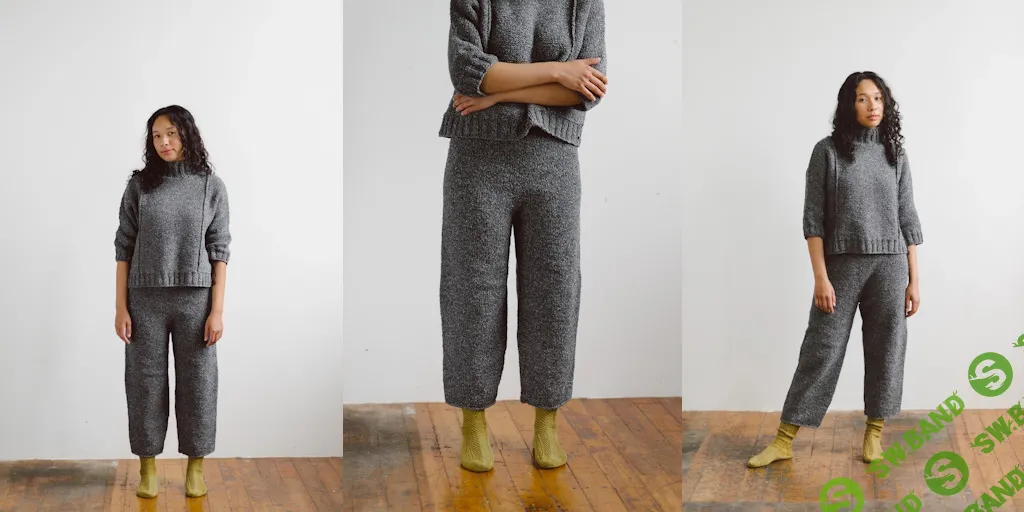 [Вязание] Вязаные домашние штаны Clemons [вяжи.ру]