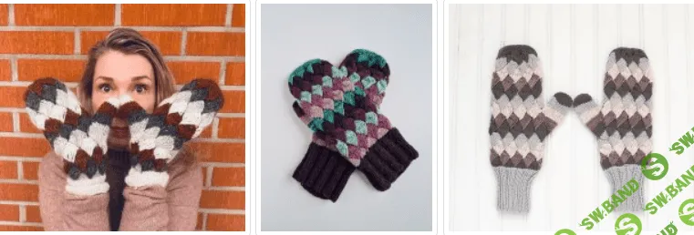 [Вязание] Вязаные спицами варежки Treasure Trove [Вяжи.ру] [Stephen West]