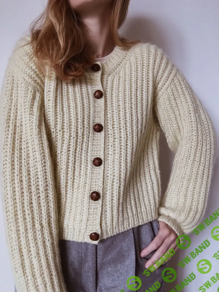 [Вязание] Вязаный бриошью кардиган Cardigan No. 5 [Вяжи.ру] [My Favourite Things]