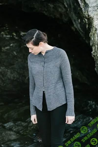 [Вязание] Вязаный кардиган Шарлотта с рукавами реглан [Вяжи.ру] [Carrie Bostick Hoge]