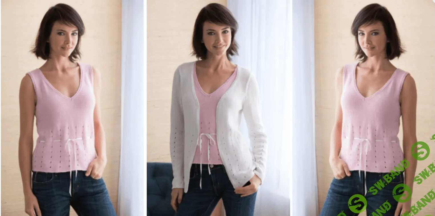 [Вязание] Вязаный комплект Cotton Twinset [Вяжи.ру]