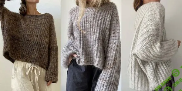 [Вязание] Вязаный пуловер оверсайз Hyun [Вяжи.ру] [Aegyoknit]