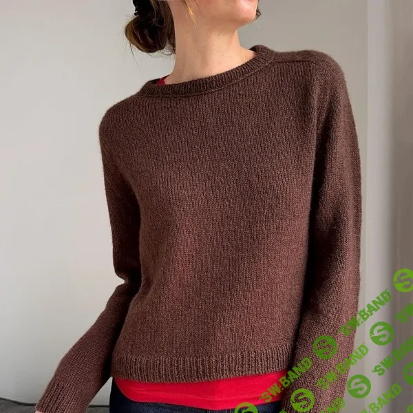 [Вязание] Вязаный спицами базовый повседневный свитер Suzie [Вяжи.ру] [Susanne Müller]