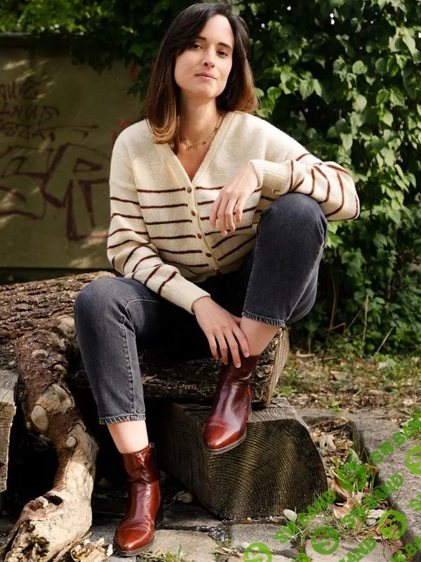 [Вязание] Вязаный спицами кардиган Cardi Jumper [Вяжи.ру] [Inês Oliveira]