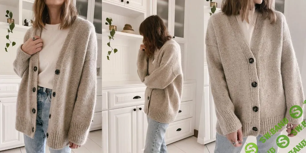 [Вязание] Вязаный спицами кардиган Field Day [Вяжи.ру] [Ozetta knitwear]