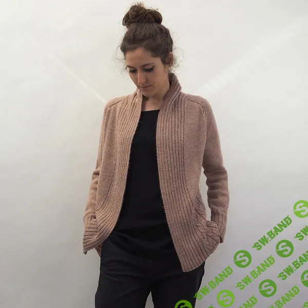 [Вязание] Вязаный спицами кардиган Smilla [Вяжи.ру]