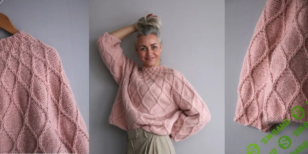 [Вязание] Вязаный спицами пуловер Fat & Sassy [Вяжи.ру] [Anna & Heidi Pickles]