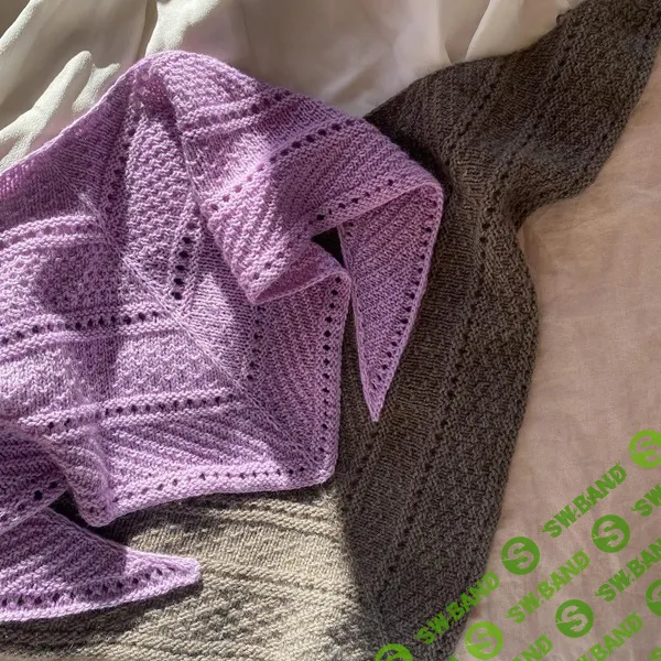 [Вязание] Вязаный спицами шарф бактус Scarf No. 2 [Вяжи.ру] [My Favourite Things]