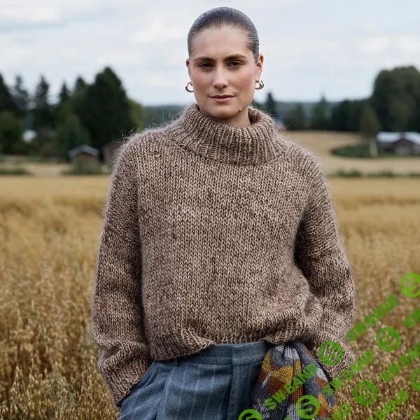 [Вязание] Вязаный спицами свитер крупной вязки Albarn [Вяжи.ру]