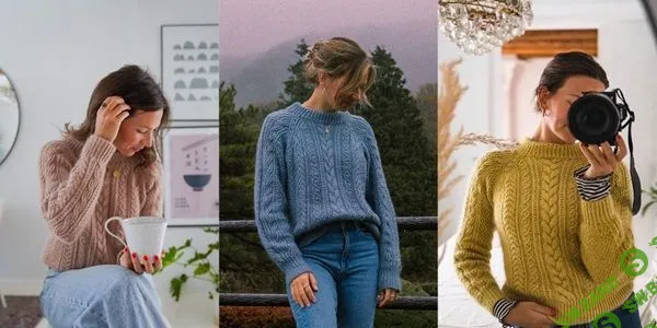 [Вязание] Вязаный свитер реглан Arctic Light [Вяжи.ру] [Veronika Lindberg]